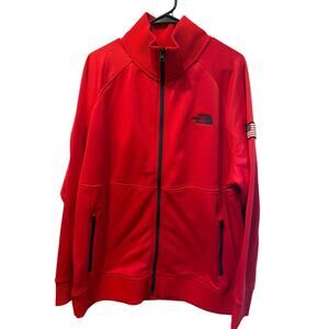⭐️ Men’s The North face Red Full Zip Jacket Size XL  Gorpcore. Athleisure Hiking